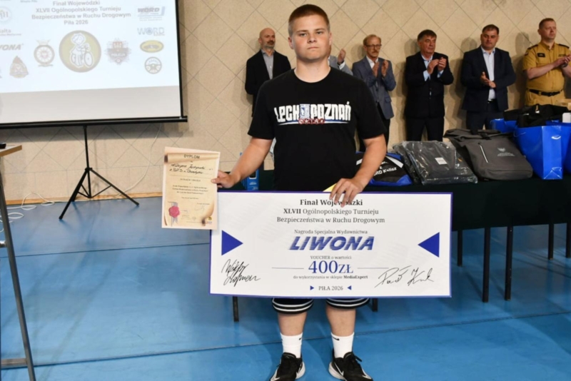 SP Nr 3 w Gostyniu na podium wojewódzkiego Turnieju Bezpieczeństwa w Ruchu Drogowym